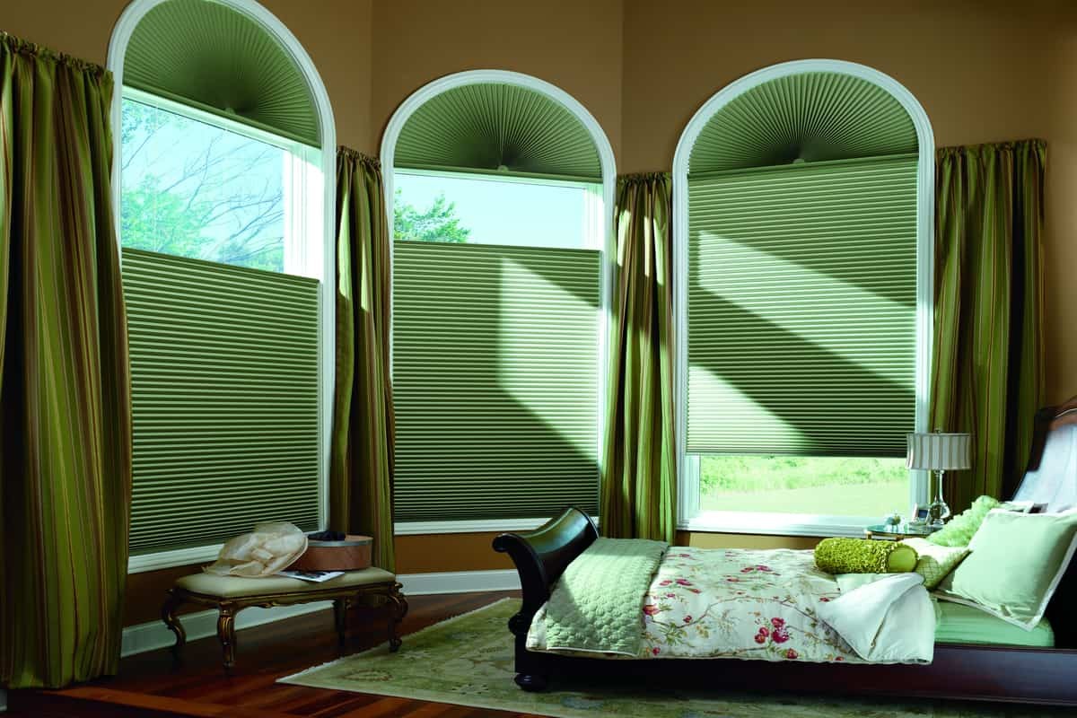 Duette® Honeycomb Shades near Venice Florida (FL) and other custom bedroom window treatments for homes.